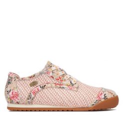 Półbuty Laura Vita. Czerwone półbuty damskie Laura Vita, bez wzorów, bez obcasa, na płaskiej podeszwie, bez zapięcia. Za 479.99 zł.