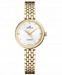 Zegarek damski Appella L50020.1141DQ złoty. Żółte zegarki damskie Appella, złote. Za 1,660.00 zł.