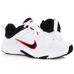 Buty sportowe męskie na trening NIKE DEFYALLDAY. Białe buty sportowe męskie Nike, bez wzorów, bez zapięcia, na fitness i siłownię. Za 308.99 zł.