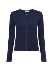 Liu Jo Collection Kardigan Kobiety niebieski, S. Niebieskie kardigany damskie Liu Jo Collection, s, bez wzorów, z wiskozy, eleganckie, bez kołnierzyka. Za 449.95 zł.