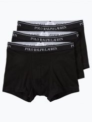 Polo Ralph Lauren Obcisłe bokserki pakowane po 3 szt. Mężczyźni Bawełna czarny, XL. Czarne bokserki męskie Polo Ralph Lauren, bez wzorów, z bawełny. Za 249.95 zł.
