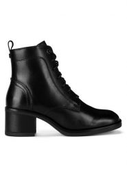 Lasocki Trzewiki RST-ESTREL-02 Czarny. Czarne botki damskie Lasocki, bez wzorów, ze skóry, bez obcasa, na słupku, bez zapięcia. Za 179.99 zł.