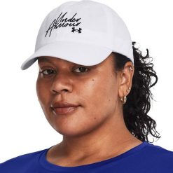 Czapka z daszkiem damska Under Armour Sportstyle Adj OSFM biała 1369790 102. Białe czapki damskie Under Armour, bez wzorów. Za 68.99 zł.