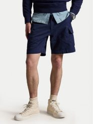 Polo Ralph Lauren Szorty materiałowe 710964027005 Granatowy Relaxed Fit. Niebieskie szorty męskie Polo Ralph Lauren, bez wzorów, z bawełny. Za 729.99 zł.