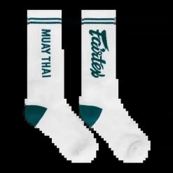 Skarpety muay thai FAIRTEX EU. Skarpety męskie FAIRTEX, bez wzorów, z bawełny. Za 93.99 zł.