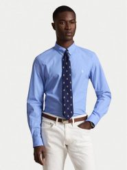 Polo Ralph Lauren Koszula 710929348502 Niebieski Regular Fit. Niebieskie koszule męskie Polo Ralph Lauren, m, bez wzorów, z bawełny, biznesowe, bez kołnierzyka, bez ramiączek. Za 639.99 zł.
