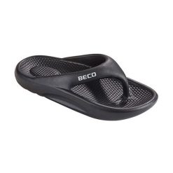 Beco Easy klapki unisex, czarne. Czarne klapki damskie 47 Brand, bez wzorów, z materiału, bez zapięcia. Za 202.99 zł.