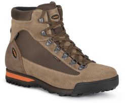 Buty trekkingowe męskie Aku U'S SLOPE GTX, light brown/ orange, 41. Brązowe trekkingi męskie Aku, bez zapięcia. Za 653.67 zł.