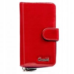Portfel damski 4U Cavaldi N113-APU-BL c.czerwony. Czerwone portfele damskie 4U Cavaldi, ze skóry ekologicznej. Za 31.99 zł.