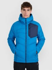4F Kurtka puchowa trekkingowa z wypełnieniem Primaloft Silver męska - granatowa 3XL. Niebieskie kurtki męskie 4F, m, bez wzorów, z materiału, bez kaptura. Za 499.99 zł.