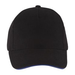 Czapka Z Daszkiem Z 5 Panelami Long Beach. Czarne czapki damskie SOL'S, bez wzorów. Za 29.99 zł.