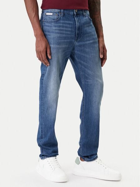 Calvin Klein Jeans Jeansy LV04RE781G Niebieski Slim Fit. Niebieskie jeansy męskie Calvin Klein Jeans, z bawełny. Za 309.99 zł.