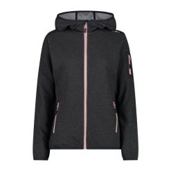 Damska kurtka z kapturem CMP. Czarne kurtki sportowe damskie CMP, bez wzorów, bez ramiączek, z kapturem, trekkingowe. Za 308.00 zł.
