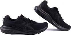 Buty męskie Asics Gel Contend 9 czarne 1011B881 003 40. Czarne buty sportowe męskie Asics, bez wzorów, bez zapięcia. Za 414.66 zł.