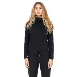 Leone 1947 Warm Touch Damen Rollkragen-Bluza zimowa ze Strickeinsätzen. Czarne bluzy damskie LEONE 1947 APPAREL, na zimę, bez wzorów, bez ramiączek, bez kaptura. Za 206.29 zł.