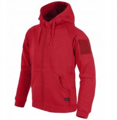 Urban Tactical Hoodie Lite (FullZip) - Red - M/Regular. Czerwone bluzy męskie Helikon, m, bez wzorów, bez kaptura. Za 378.21 zł.