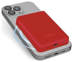 SBS TEBB5000MAG1CR 5000 mAh USB-C, MagSafe - czerwony. Czerwone powerbanki . Za 109.00 zł.