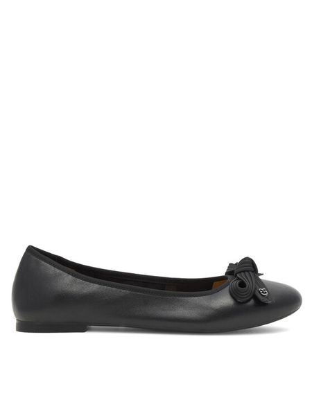 Gino Rossi Baleriny COZY-HS001-1-2 Czarny. Czarne balerinki damskie Gino Rossi, bez wzorów, ze skóry, bez obcasa, bez zapięcia. Za 199.99 zł.