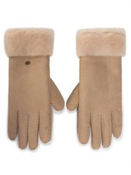 EMU Australia Rękawiczki Damskie Apollo Bay Gloves Beżowy. Brązowe rękawiczki damskie Emu Australia, bez wzorów, ze skóry. Za 514.99 zł.
