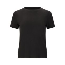 Koszulka damska Athlecia Tinashe. Czarne bluzki damskie Athlecia, bez wzorów, sportowe, bez kołnierzyka, bez ramiączek. Za 124.00 zł.