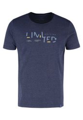 Bawełniany t-shirt T-TED. Niebieskie t-shirty męskie Volcano, m, bez wzorów, z bawełny, bez kołnierzyka, bez ramiączek. Za 69.99 zł.