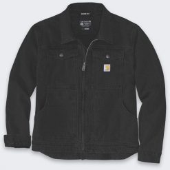 Kurtka Carhartt Rugged Flex Duck Berwick Black. Czarne kurtki męskie Carhartt, m, bez wzorów, bez kaptura. Za 446.49 zł.