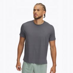 T-Shirt Męski Under Armour Koszulka Sportowa Do Biegania Szybkoschnąca. Szare koszulki sportowe męskie Under Armour, m, bez wzorów, bez ramiączek, do biegania. Za 229.99 zł.