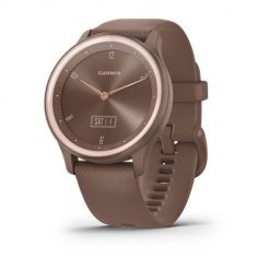 Zegarek Garmin Vivomove Sport 40mm Cocoa Peach Gold. Pomarańczowe zegarki sportowe Garmin, bez wzorów. Za 808.99 zł.