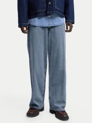 Jack & Jones Jeansy Dave Original 12290230 Niebieski Baggy Fit. Niebieskie jeansy męskie Jack & Jones, z bawełny. Za 79.99 zł.
