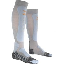 Skarpety SKI LADY COMFORT SUPERSOFT. Białe skarpetki damskie X-Socks, bez wzorów. W wyprzedaży za 84.00 zł.