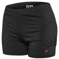 Spodnie treningowe damskie Fila FBL172003900. Czarne spodnie dresowe damskie Fila, bez wzorów, z dresówki, casualowe, krótkie. Za 193.00 zł.