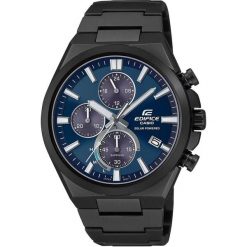 Zegarek męski Casio EFS-S630DC-2AVUEF, Quartz, 44mm, 10ATM. Czarne zegarki męskie Casio, bez wzorów. Za 849.80 zł.