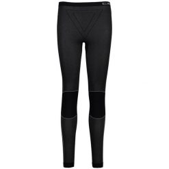 Damskie legginsy CMP. Czarne legginsy damskie CMP, bez wzorów, z materiału. Za 158.50 zł.