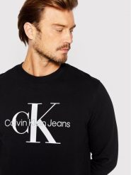 Calvin Klein Jeans Bluza J30J320933 Czarny Regular Fit. Czarne bluzy męskie Calvin Klein Jeans, m, bez wzorów, z bawełny, bez ramiączek, bez kaptura. Za 269.99 zł.
