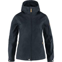 Kurtka outdoorowa damska Fjallraven Stina Jacket. Niebieskie kurtki sportowe damskie Fjällräven, m, bez wzorów, bez ramiączek, bez kaptura, trekkingowe. Za 938.99 zł.