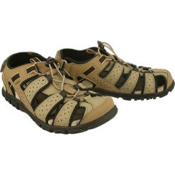 GEOX U6224B S.STRADA C5004 piasek, sandały męskie. Sandały męskie Geox, bez wzorów, bez zapięcia. W wyprzedaży za 244.90 zł.