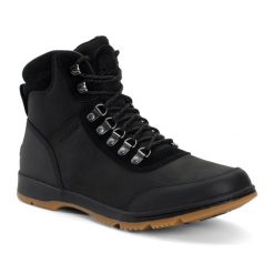 Buty trekkingowe męskie Sorel Ankeny II Hiker Wp. Czarne trekkingi męskie Sorel, na zimę, bez zapięcia. Za 499.99 zł.