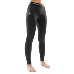 Damskie narciarskie legginsy termoaktywne Sporty zimowe Siroko Baum. Czarne legginsy damskie SIROKO, bez wzorów, z tkaniny. Za 254.00 zł.