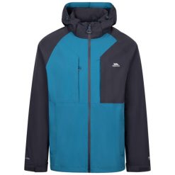 Trespass Fala - Męska kurtka outdoorowa Bondi Blue. Niebieskie kurtki męskie Trespass, na jesień, m, bez wzorów, bez kaptura. Za 377.95 zł.