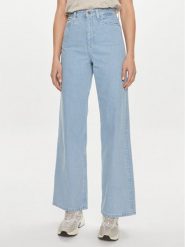 Calvin Klein Jeansy K20K206579 Niebieski Wide Leg. Niebieskie jeansy damskie Calvin Klein, bez wzorów, z bawełny. Za 599.99 zł.