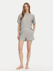 Polo Ralph Lauren Piżama 4P8025 Szary Regular Fit. Szare piżamy damskie Polo Ralph Lauren, bez wzorów, z bawełny, bez ramiączek. Za 469.99 zł.