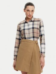 Barbour Koszula Bredon LSH1353BR37 Beżowy Regular Fit. Brązowe koszule damskie Barbour, bez wzorów, z bawełny, bez kołnierzyka, bez ramiączek. Za 399.99 zł.