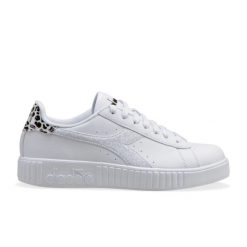 Trampki damskie DIADORA GAME P STEP ANIMALIER. Białe trampki i tenisówki damskie Diadora, bez wzorów, bez zapięcia. Za 89.99 zł.