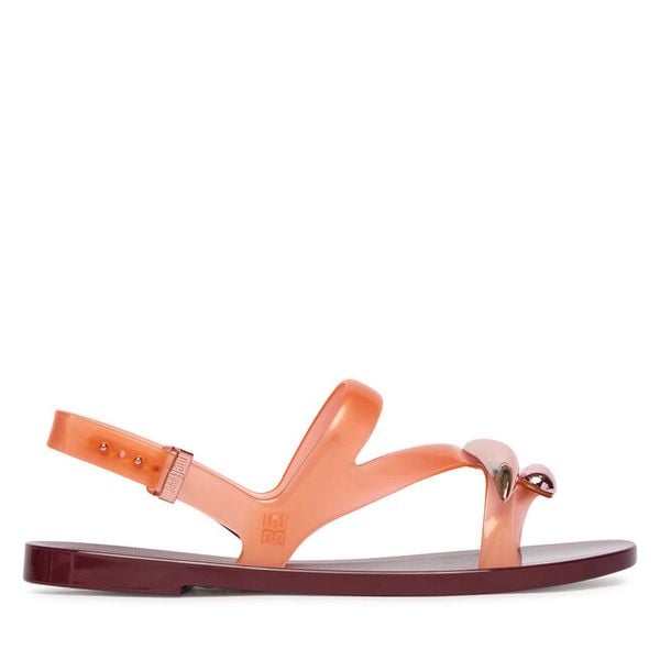 Sandały Melissa. Niebieskie sandały damskie Melissa, bez wzorów, bez obcasa, na płaskiej podeszwie, bez zapięcia. Za 182.99 zł.