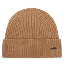 Czapka JOOP!. Brązowe czapki męskie JOOP!, na zimę, bez wzorów. Za 349.99 zł.