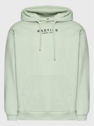 Kaotiko Bluza Unisex Vancouver AL006-05-G002 Zielony Relaxed Fit. Zielone bluzy męskie Kaotiko, m, bez wzorów, z bawełny, bez ramiączek, bez kaptura. Za 219.99 zł.