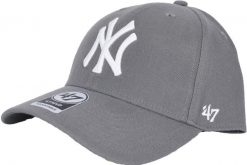 Czapka z daszkiem dla dorosłych New York Yankees MVP Cap. Szare czapki damskie 47 Brand, bez wzorów, z materiału, sportowe. Za 190.50 zł.