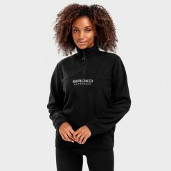 Bluza z grubego polaru damska Shadow-W SIROKO. Czarne bluzy damskie SIROKO, na zimę, l, bez wzorów, z polaru, sportowe, bez ramiączek, bez kaptura. Za 292.00 zł.