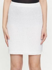 Luisa Spagnoli Spódnica mini Carapace 58326 Biały Regular Fit. Białe spódnice damskie Luisa Spagnoli, s, bez wzorów, z wiskozy, mini. Za 1,079.00 zł.