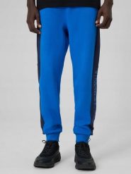 4f Spodnie dresowe 4F Męskie joggery niebieskie M. Niebieskie spodnie sportowe męskie 4F, m, bez wzorów, z dresówki. Za 119.00 zł.